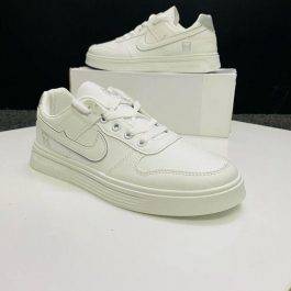 White sneakers for men -WHITE